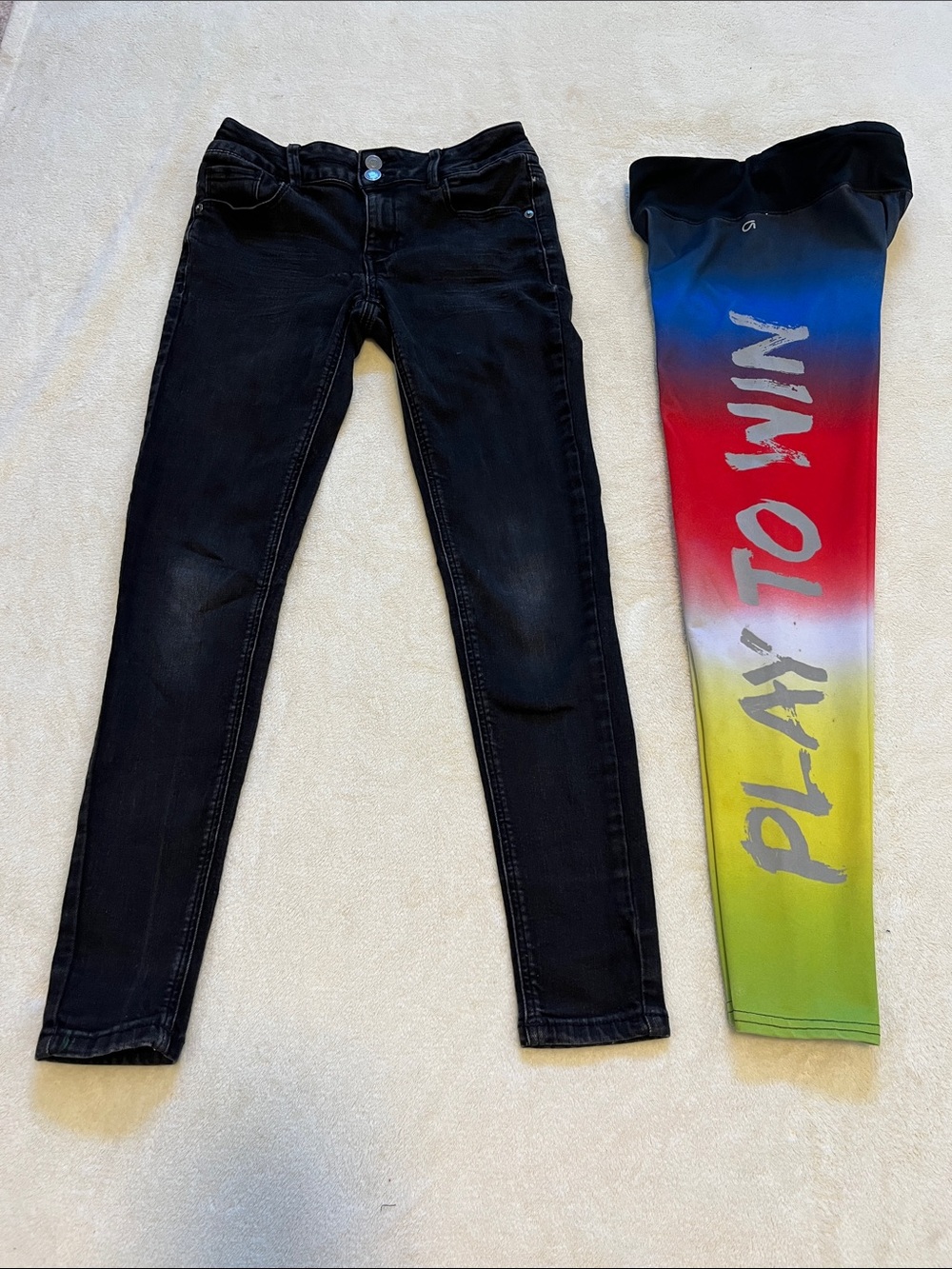 SO | Black Slim 14 Jeans & Workout Leggings